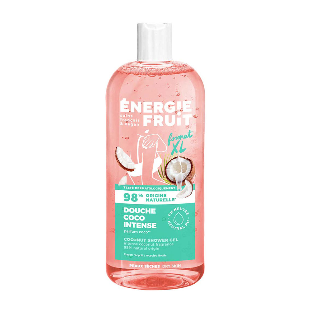 Energie Fruit Gel de ducha pH neutro coco y manteca de karité bio 500 ml