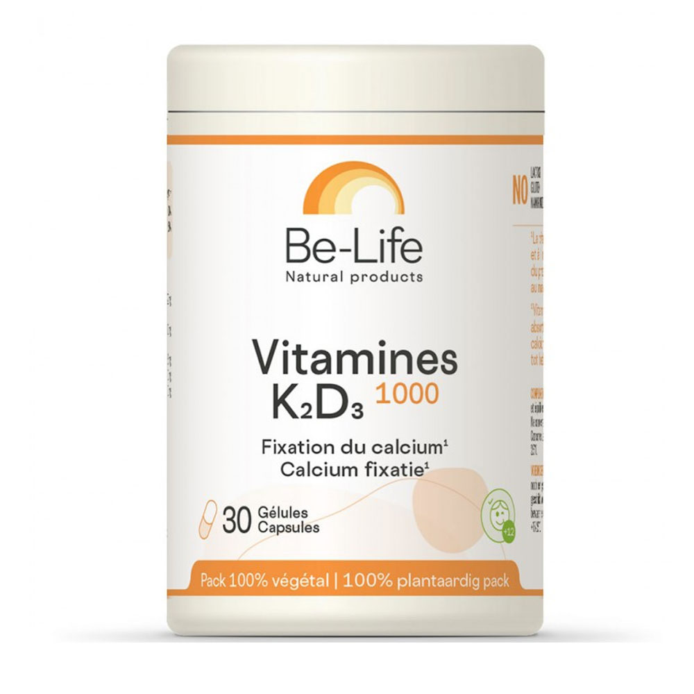 Be-Life Vitaminas K2+D3 1000 30 cápsulas