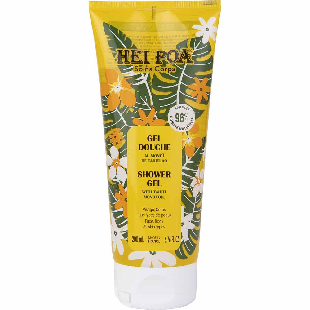 Hei Poa cuidado corporal Gel ducha Monoï de Tahiti AO 200 ml