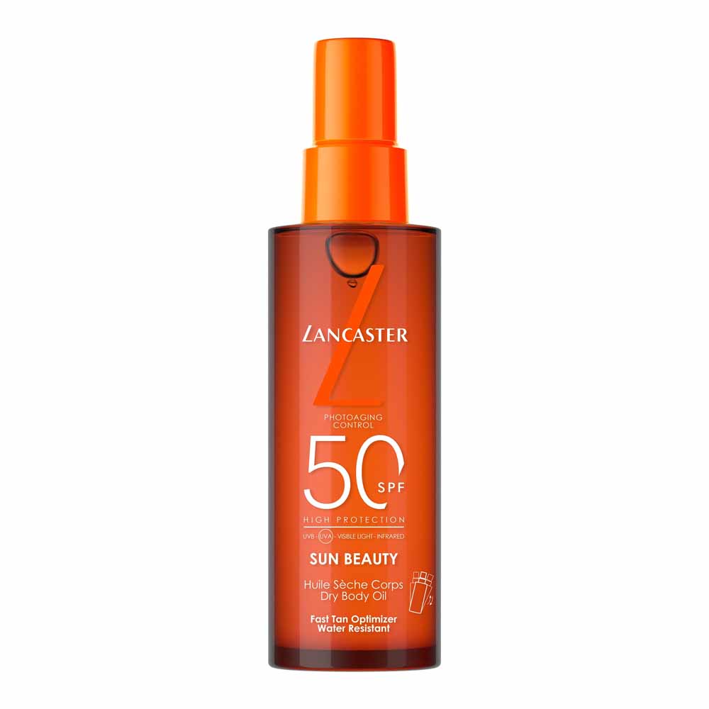 Lancaster Sun Beauty Spray acelerador del bronceado en aceite seco sedoso SPF50 150 ml