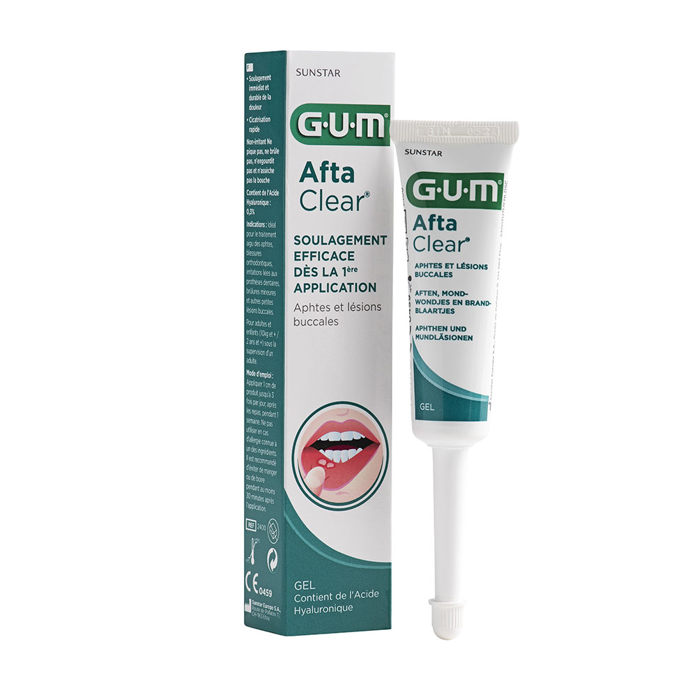 Gum AftaClear Gel aftas y lesiones bucales 10 ml