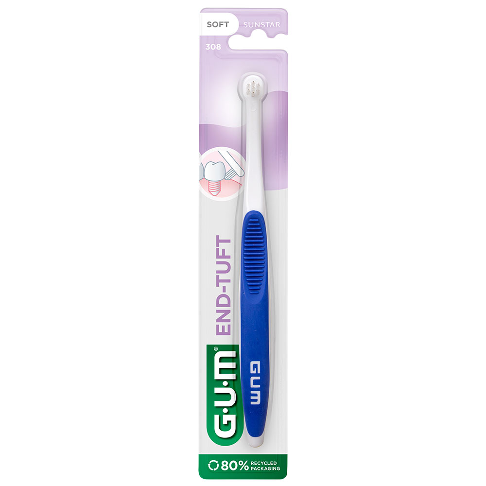 Gum 308 Cepillo de Dientes Suave Extremo Regular