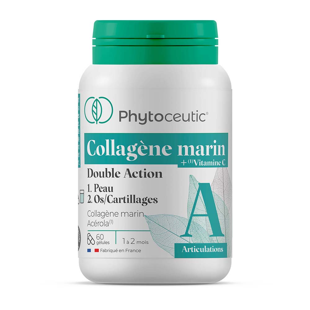 Phytoceutic Articulaciones Colágeno marino + vitamina C 60 cápsulas