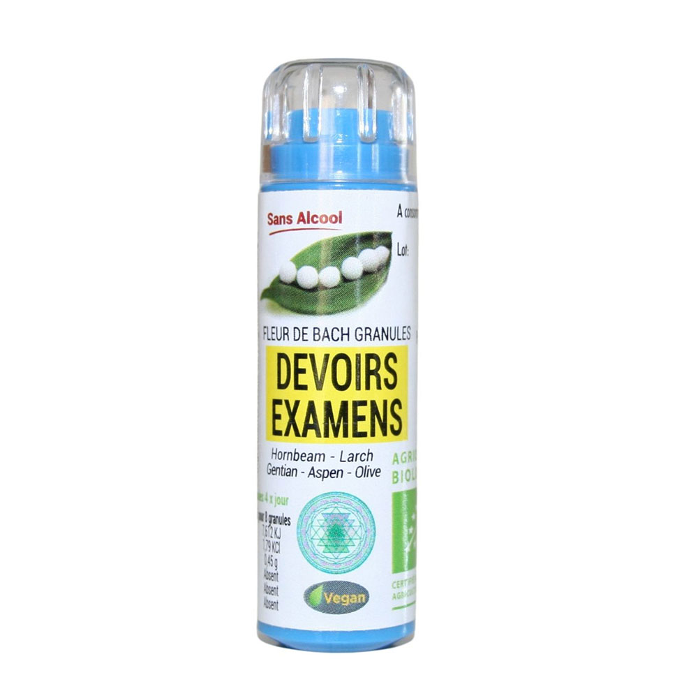 Kosmeo Floresde Bach bio deberes y exámenes 120 gránulos