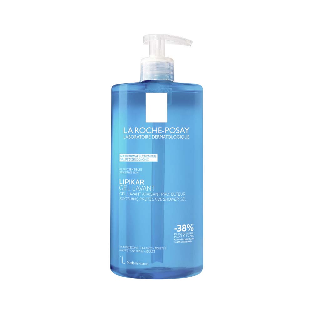 La Roche-Posay Lipikar Gel Limpiador Pieles Sensibles 1L