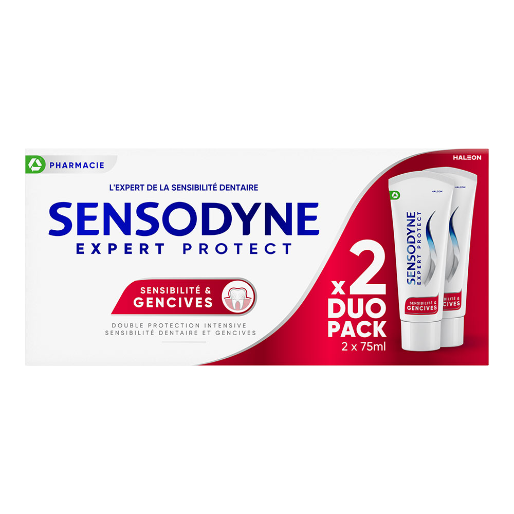 Sensodyne Expert Protect Dentífrico encías y sensibilidad sabor menta 2x75ml