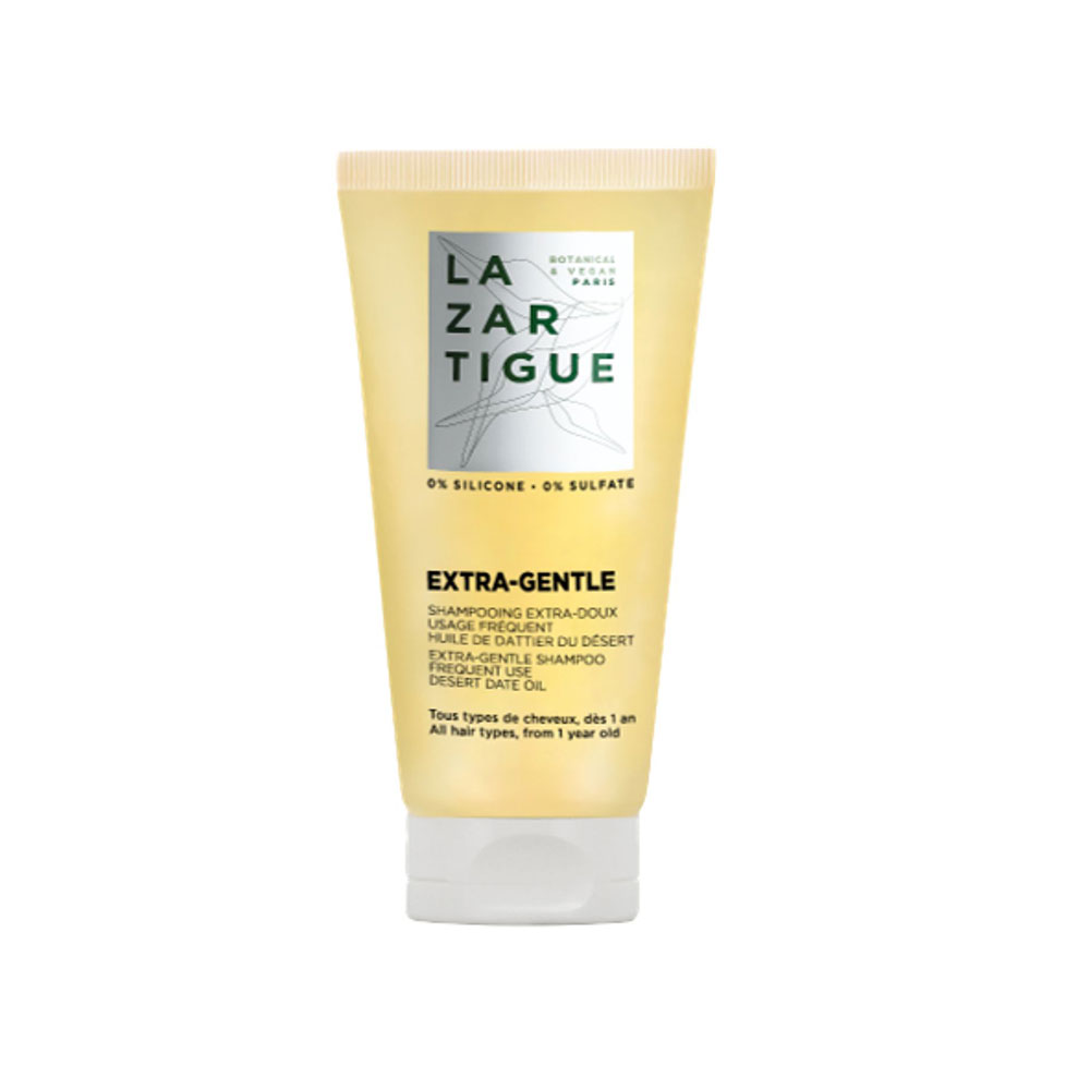 Lazartigue Extra Gentle Champú extra suave uso frecuente todos tipos de cabello 55 ml
