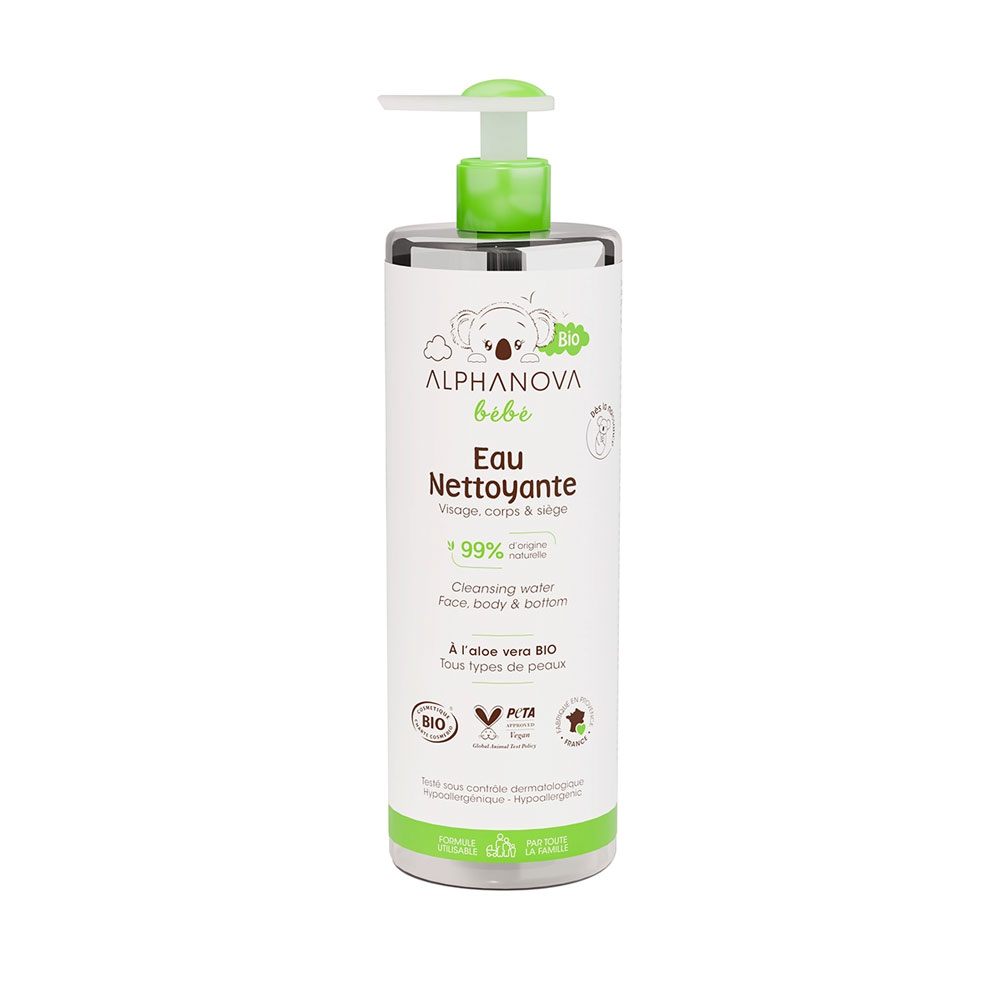 Alphanova Bebé Agua limpiadora 400 ml