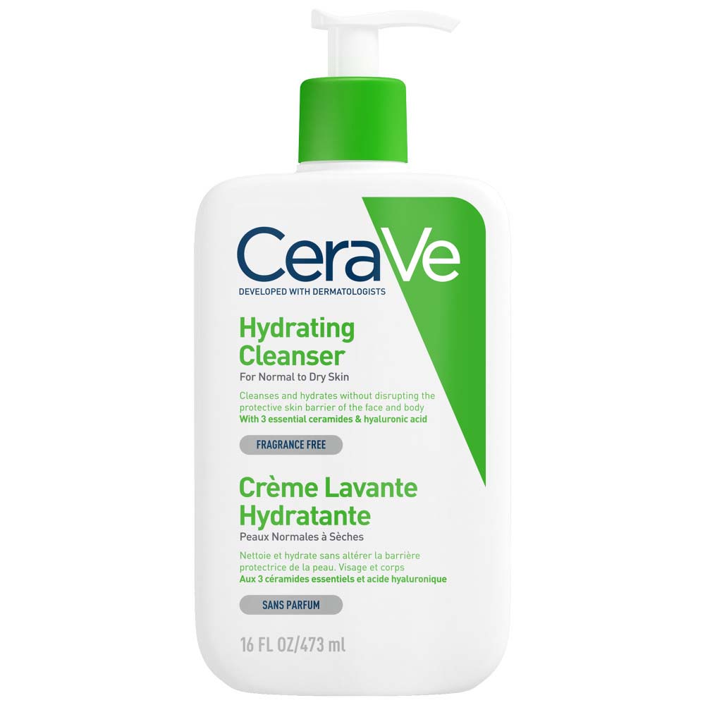 Cerave Cleanse Cuerpo Crema limpiadora hidratante rostro y cuerpo pieles normales a secas 473ml