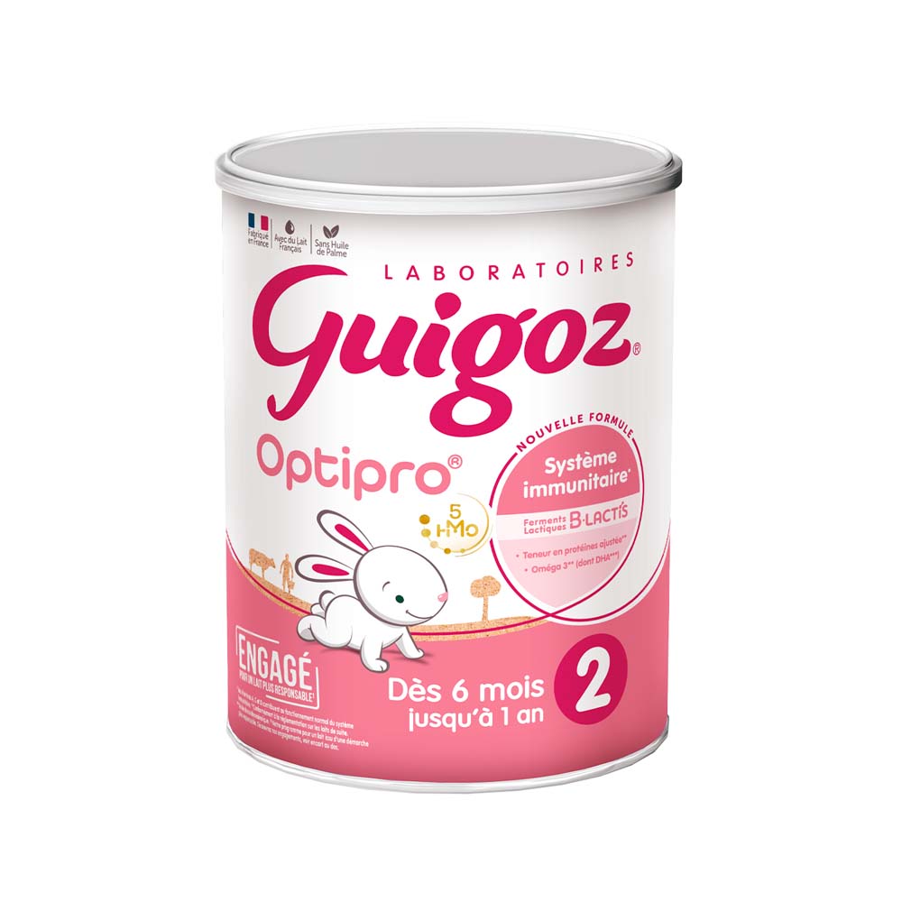 Guigoz Optipro 2 Leche De Continuacion En Polvo 6-12 Meses 6-12 Mois 800g