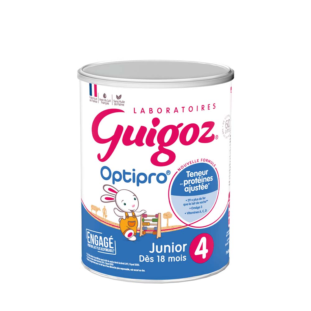 Guigoz Optipro Leche en polvo junior 4 a partir de 18 meses 900 g