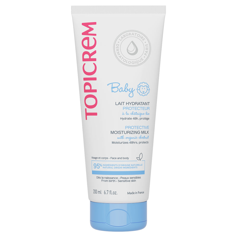 Topicrem Bebé Leche hidratante protectora rostro y cuerpo 200 ml