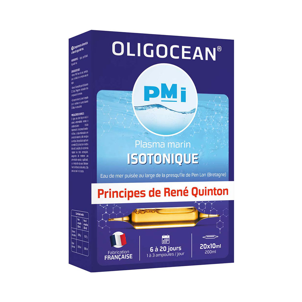 Superdiet Plasma marino isotónico Oligocean 20 ampollas