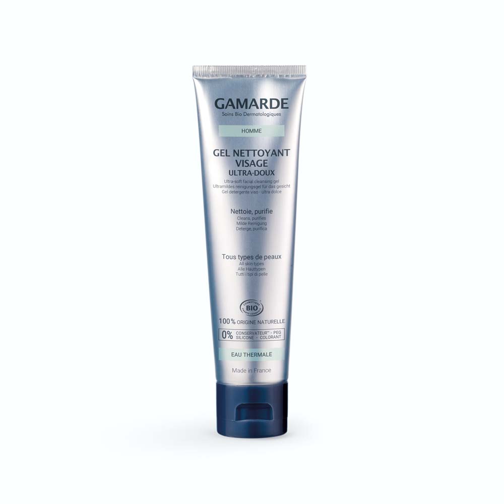 Gamarde Hombre Gel limpiador facial bio ultra suave 100 g