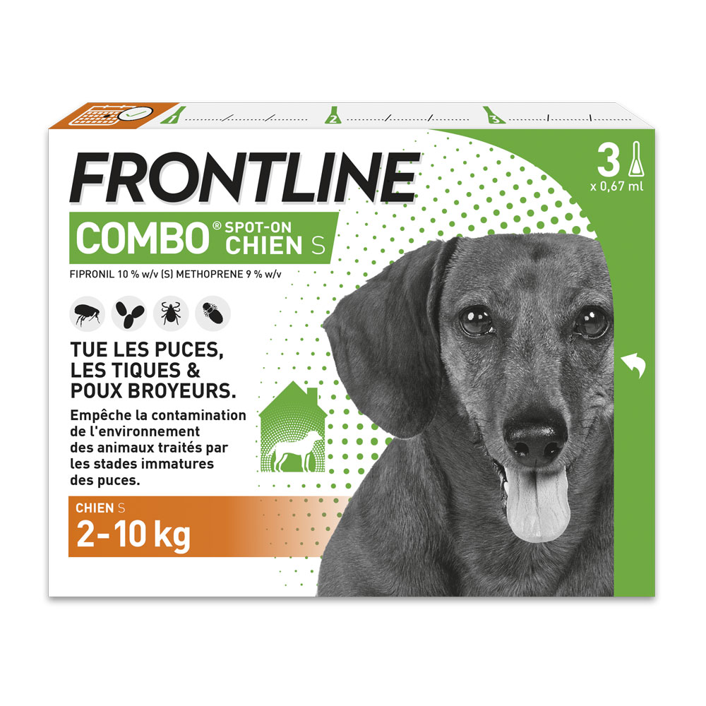 Frontline Spot-on Perro 2-10kg 4 pipetas de 0,67ml