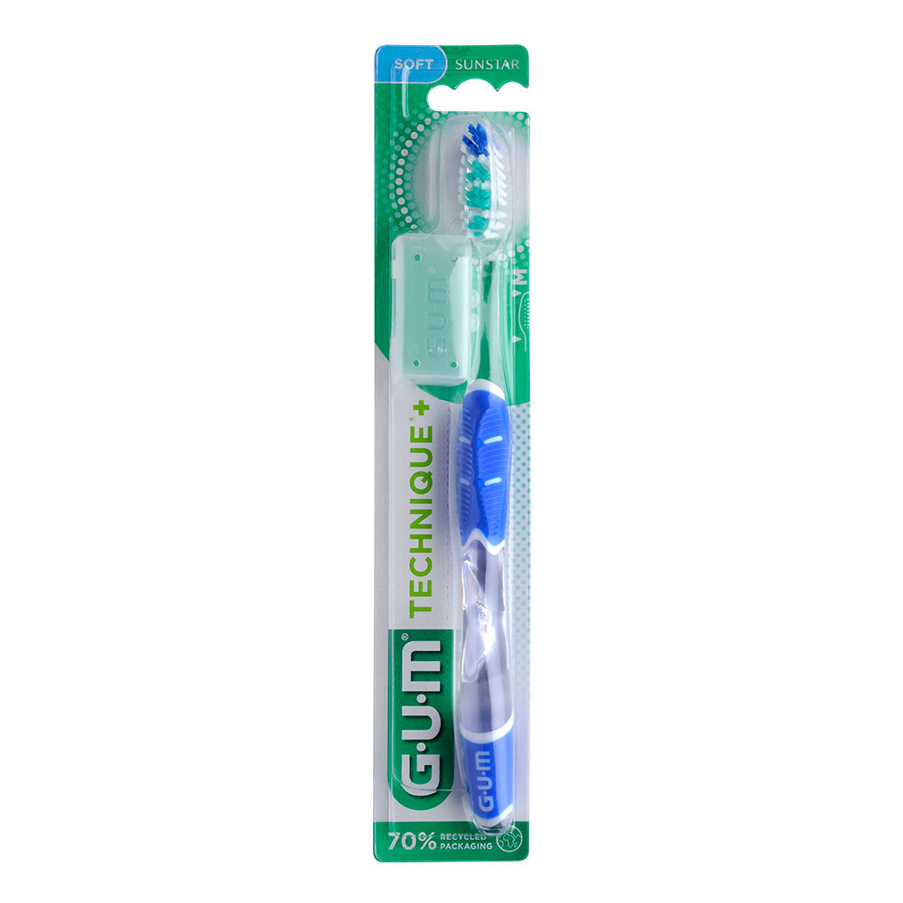 Gum Technique + Cepillo de Dientes Suave Compacto 491