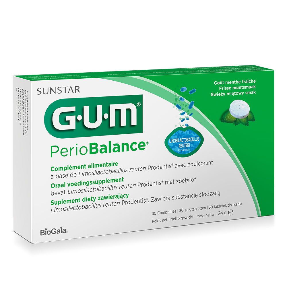 Gum PerioBalance Pastillas sabor menta 30 comprimidos