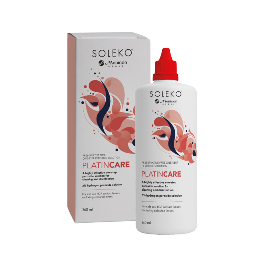 Menicon Platincare Sistema de oxidación para todo tipo de lentillas 360 ml