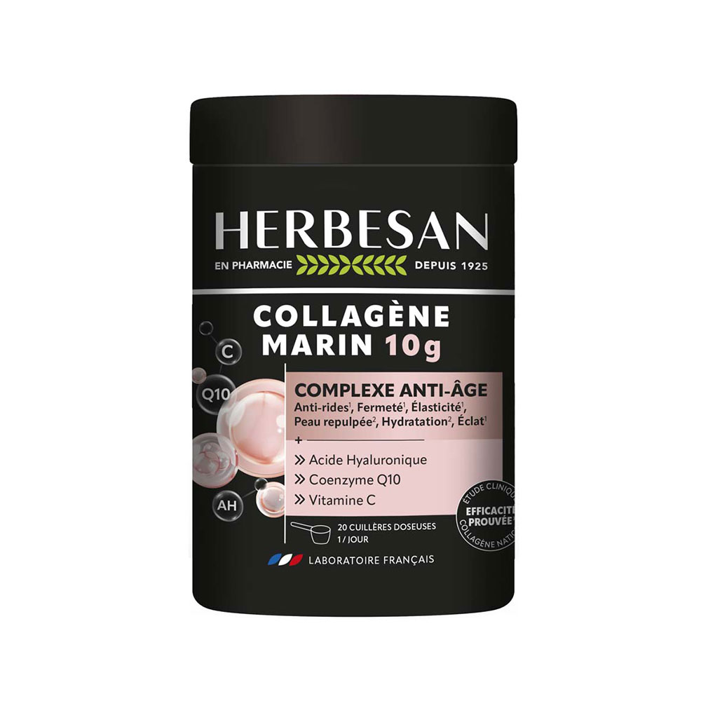 Herbesan Colágeno marino 10 g complejo antiedad 210 g