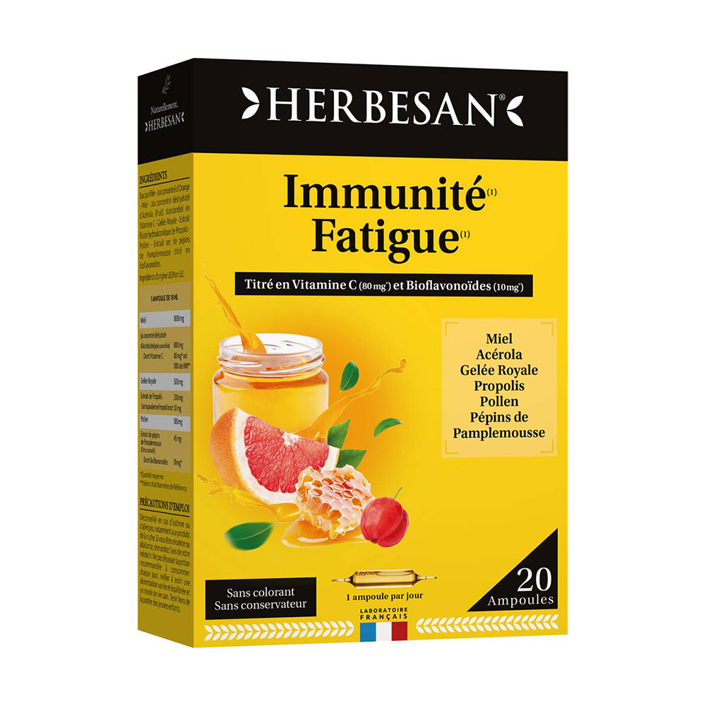 Herbesan Complejo vitalidad fatiga e inmunidad 20 ampollas