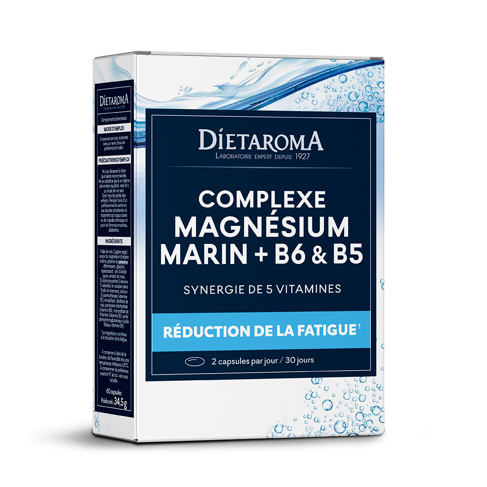 Dietaroma Complejo de Magnesio Marino + B6 y B5 60 cápsulas