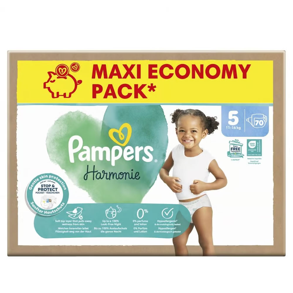 Pampers Harmonie Couches Taille 5 11-16kg 14 kg