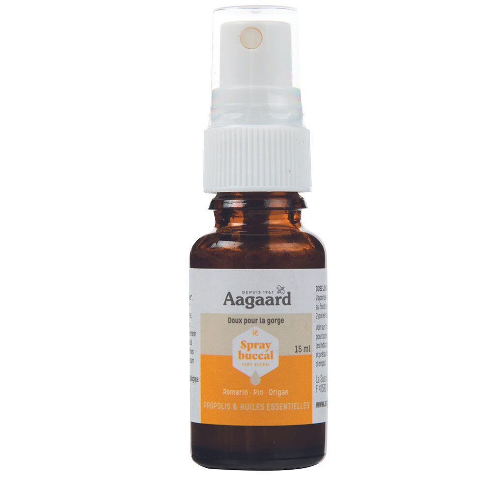 Aagaard Spray bucal Doux pour la gorge 15ml