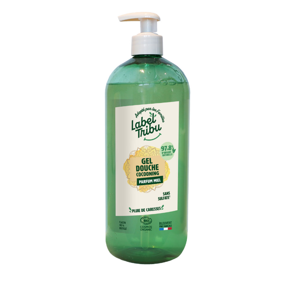 Label Tribu Gel de ducha Cocooning Fragancia de miel 1L