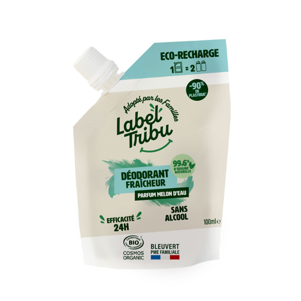Label Tribu Recambio Desodorante Frescor Fragancia de sandía 100 ml