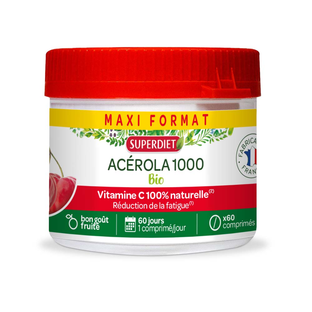 Superdiet Acerola 1000 bio 60 comprimidos