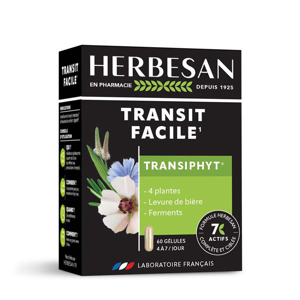 Herbesan Transiphyt Tránsito fácil 60 cápsulas