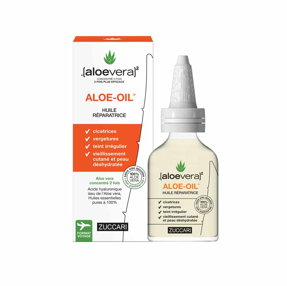 Naturancia [aloevera]2 Zuccari ACEITE DE ALOE Aceite reparador de aloe vera y aceites esenciales Ácido hialurónico 50 ml
