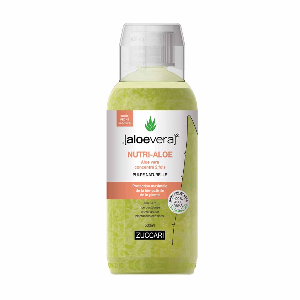 Naturancia [aloevera]2 Zuccari Nutri Pur Aloé Zumo 2x concentrado Sabor Melocotón 500 ml