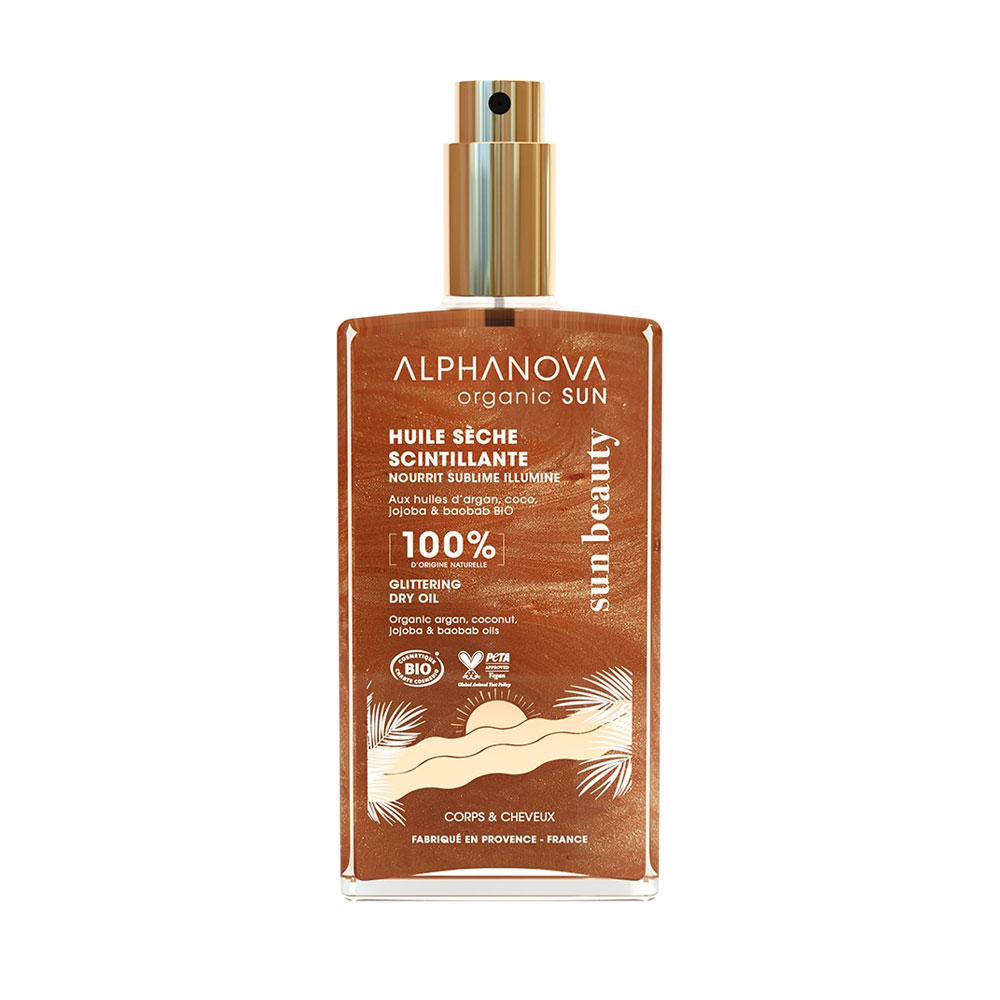 Alphanova Organic Sun Aceite seco iluminador bio 100 ml