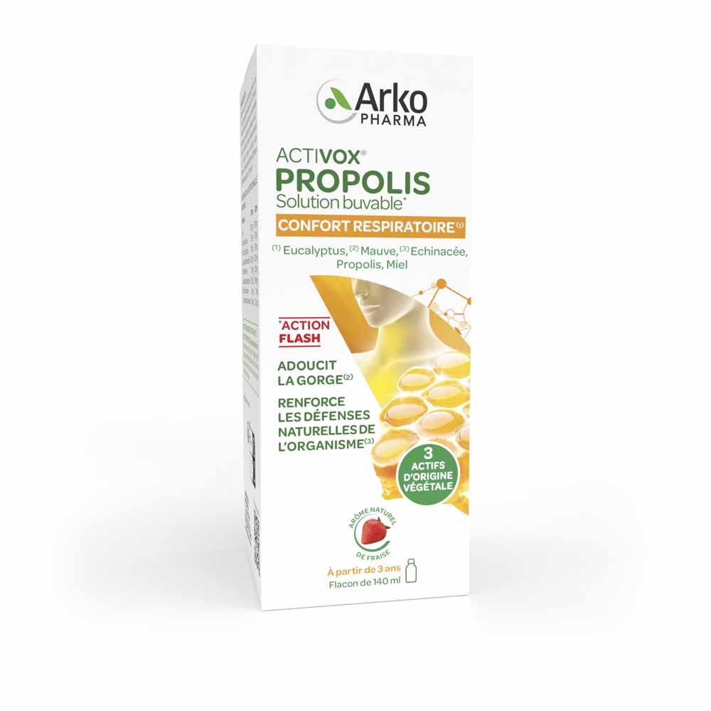 Arkopharma Activox Jarabe própolis confort respiratorio 140 ml
