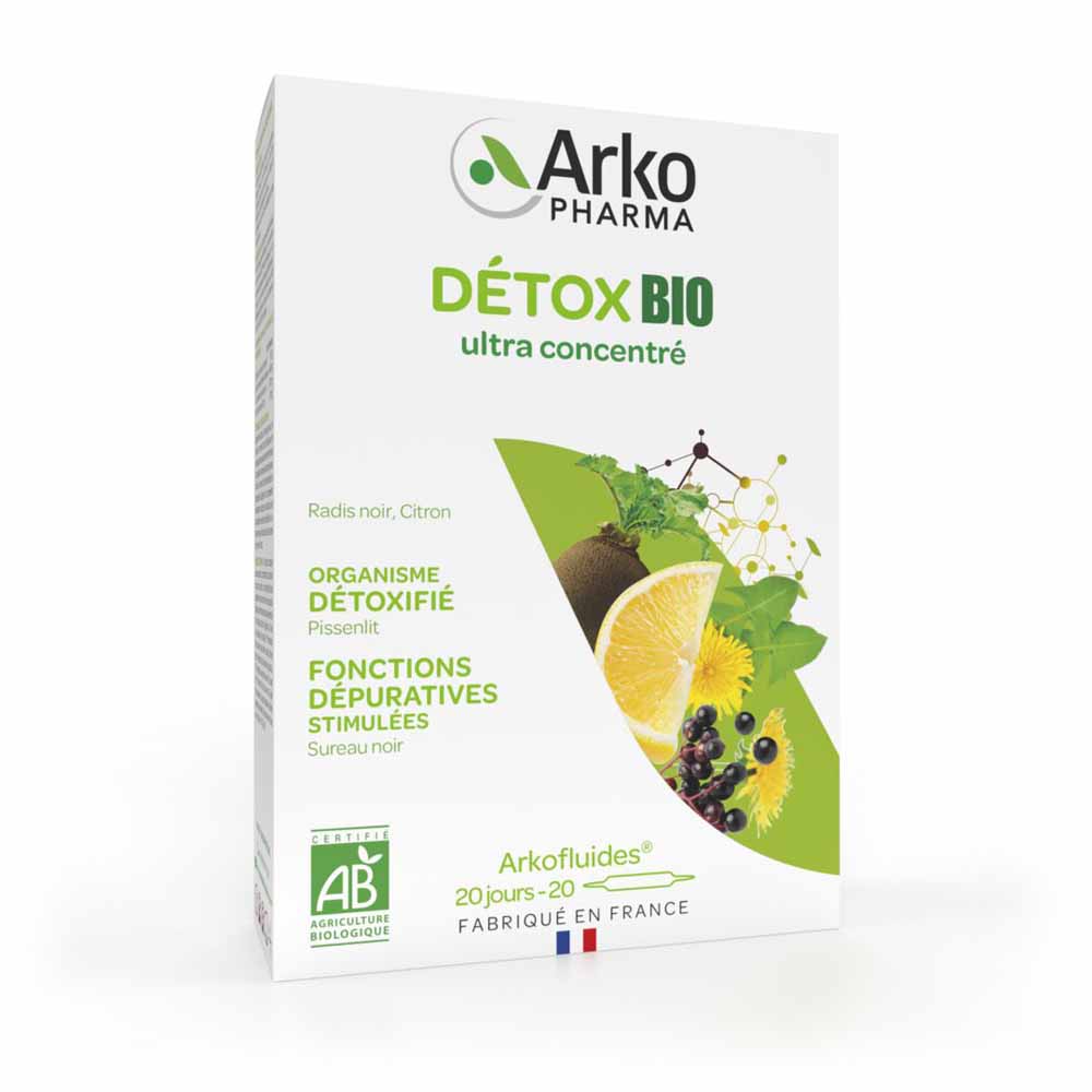 Arkopharma Arkofluidos Detox bio 20 ampollas