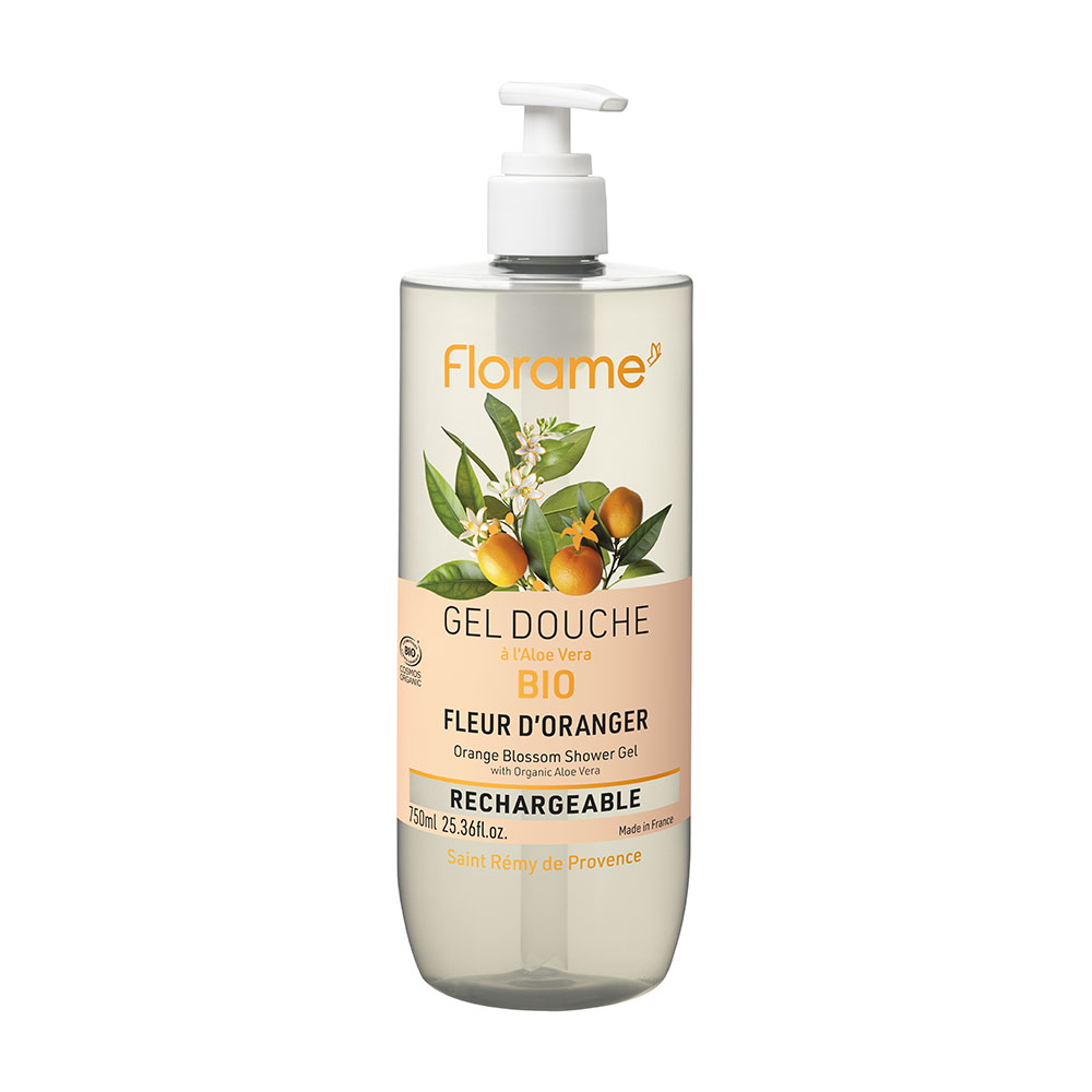Florame Gel de ducha flor de azahar bio 750 ml
