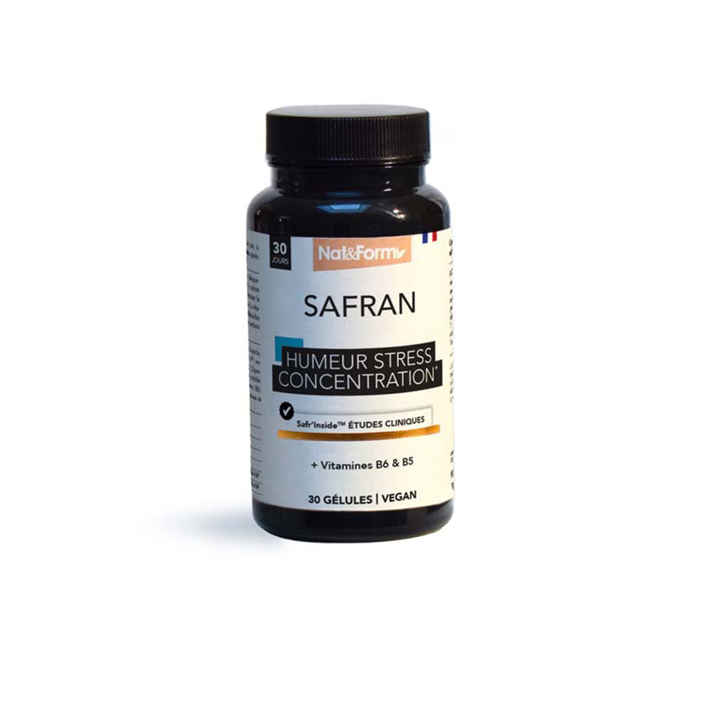 Nat&Form Nutracéuticos Premium Azafrán 30 cápsulas