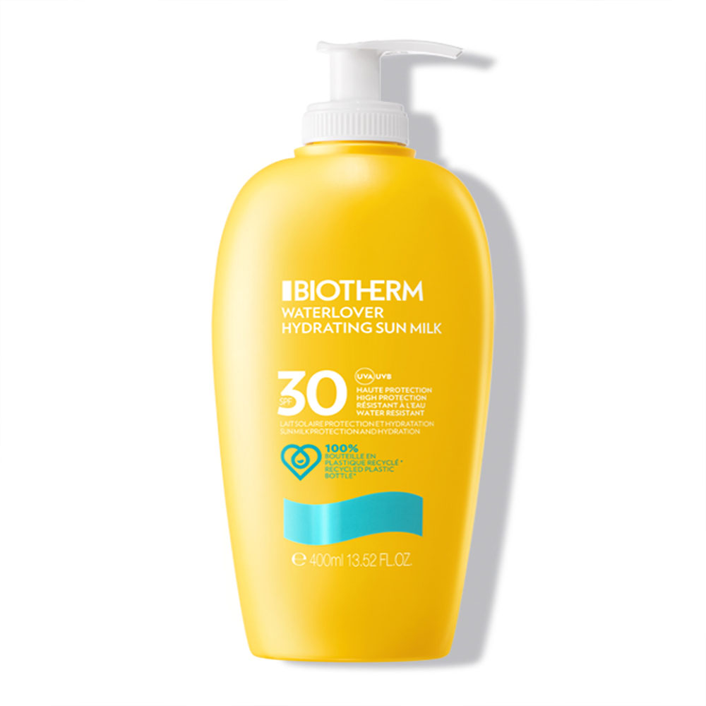 Biotherm WaterLover Loción solar hidratante SPF30 rostro y cuerpo 400ml