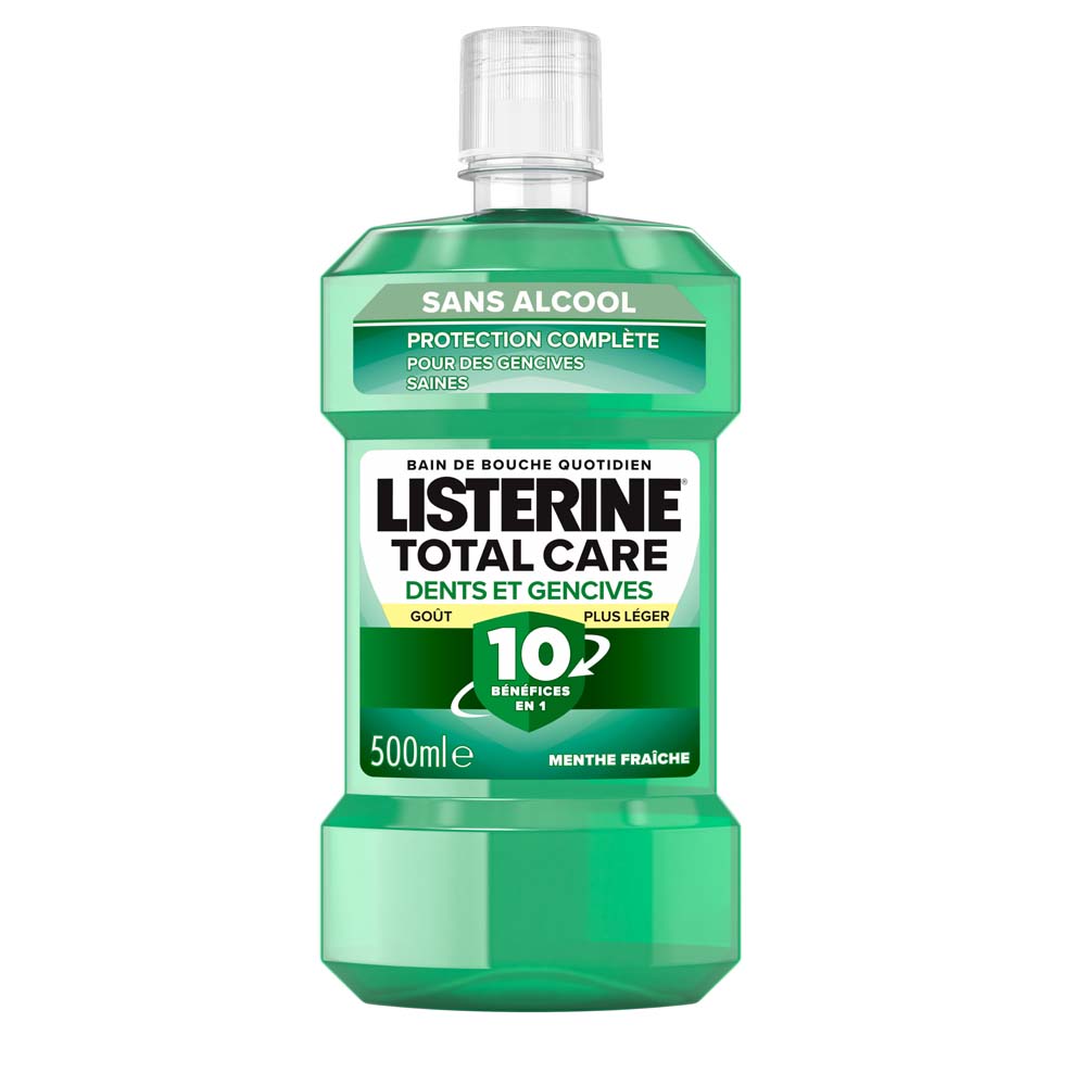 Listerine Enjuague Bucal Protect Dientes Y Encías Menta Suave Sabor Más Ligero Menthe Fraîche 500 ml
