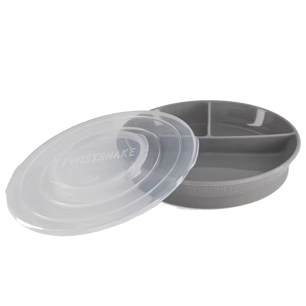 Twistshake Placa compartimentada 6 meses y cubrir 210 ml + 2 x 90 ml