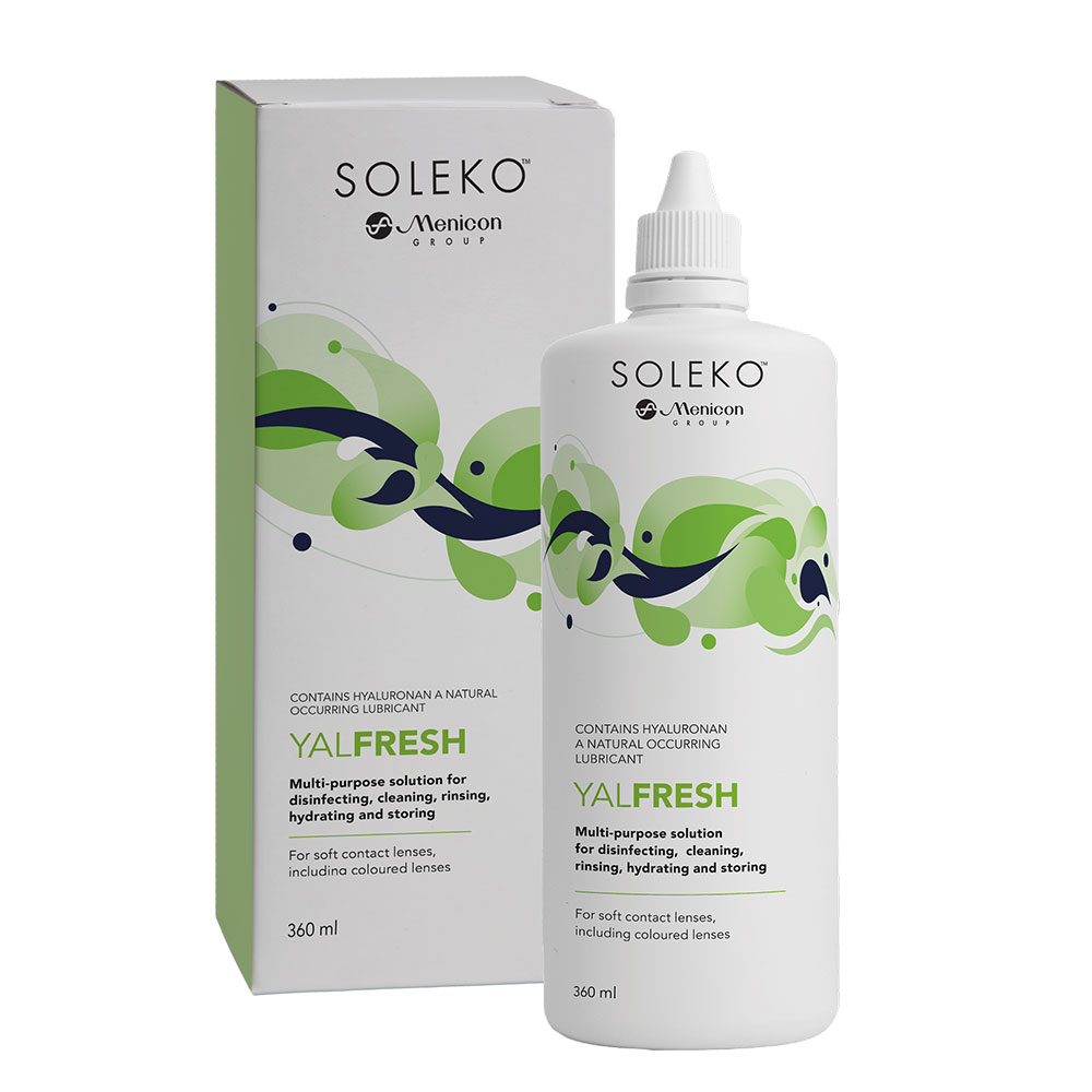 Menicon Solución multifuncional para lentes blandas con ácido hialurónico 360 ml