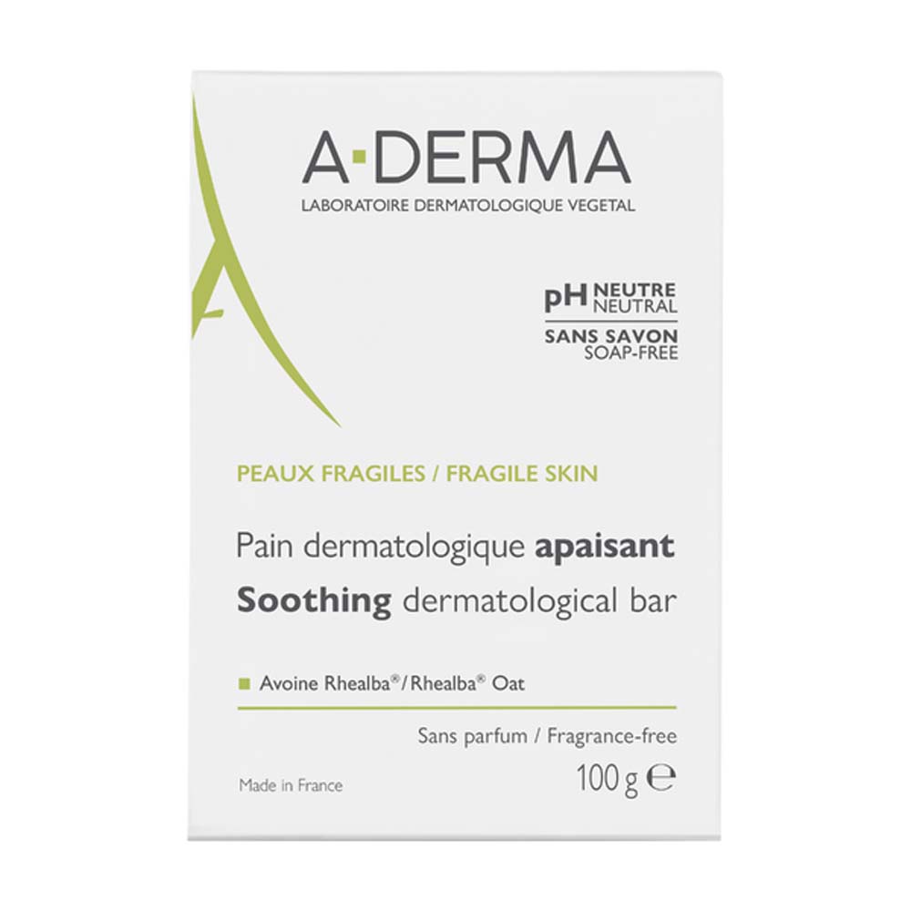 A-Derma Avena Rhealba Jabón en barra dermatológico 100g
