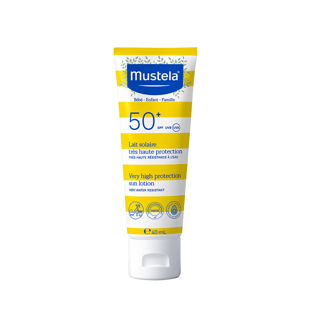 Mustela Leche solar SPF50+ de muy alta protección 40 ml