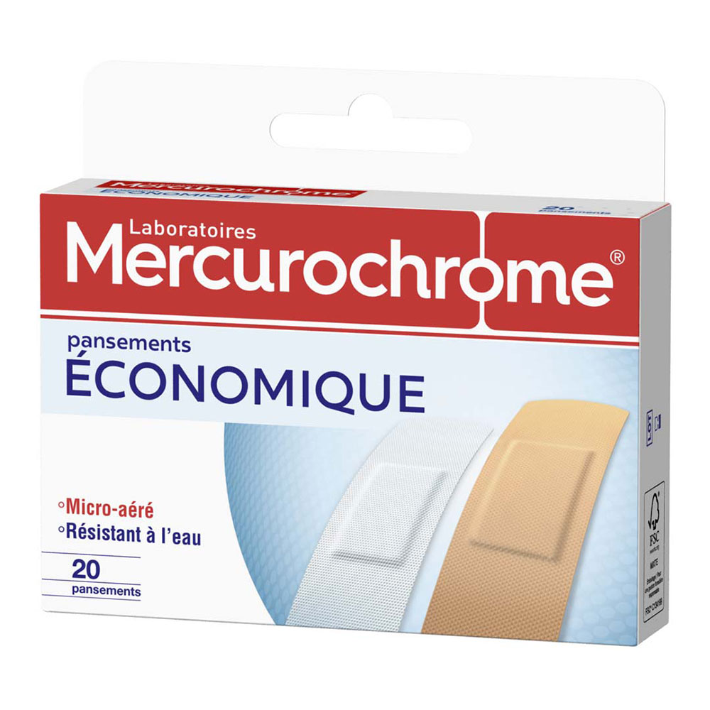 Mercurochrome Apósito Economy X20