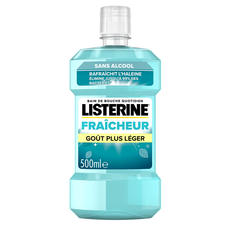 Listerine Menta fresca Enjuague bucal sin alcohol 500 ml