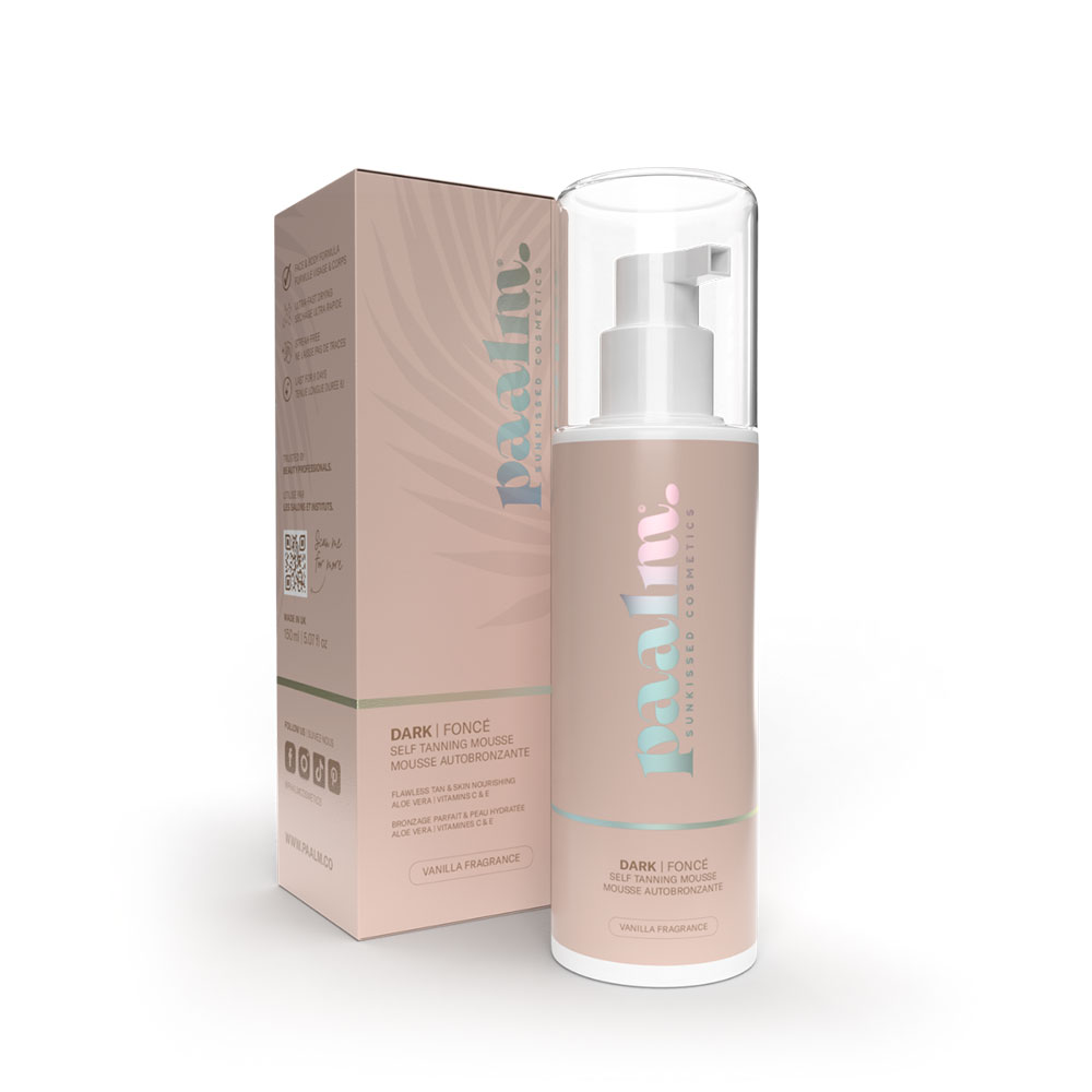 Paalm Cosmetics Mousse autobronceadora oscura 150 ml
