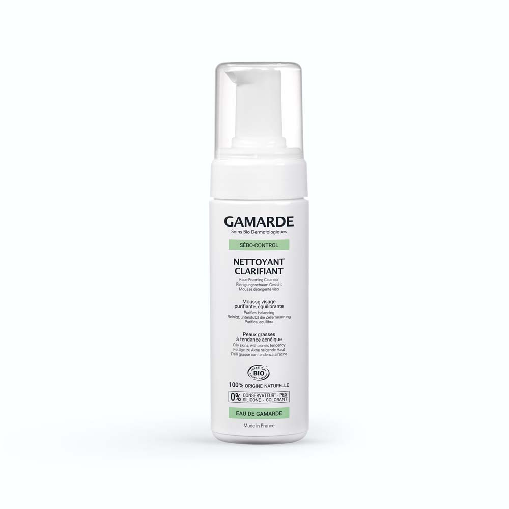Gamarde Gel limpiador clarificante bio control de sebo pieles grasas 160 ml