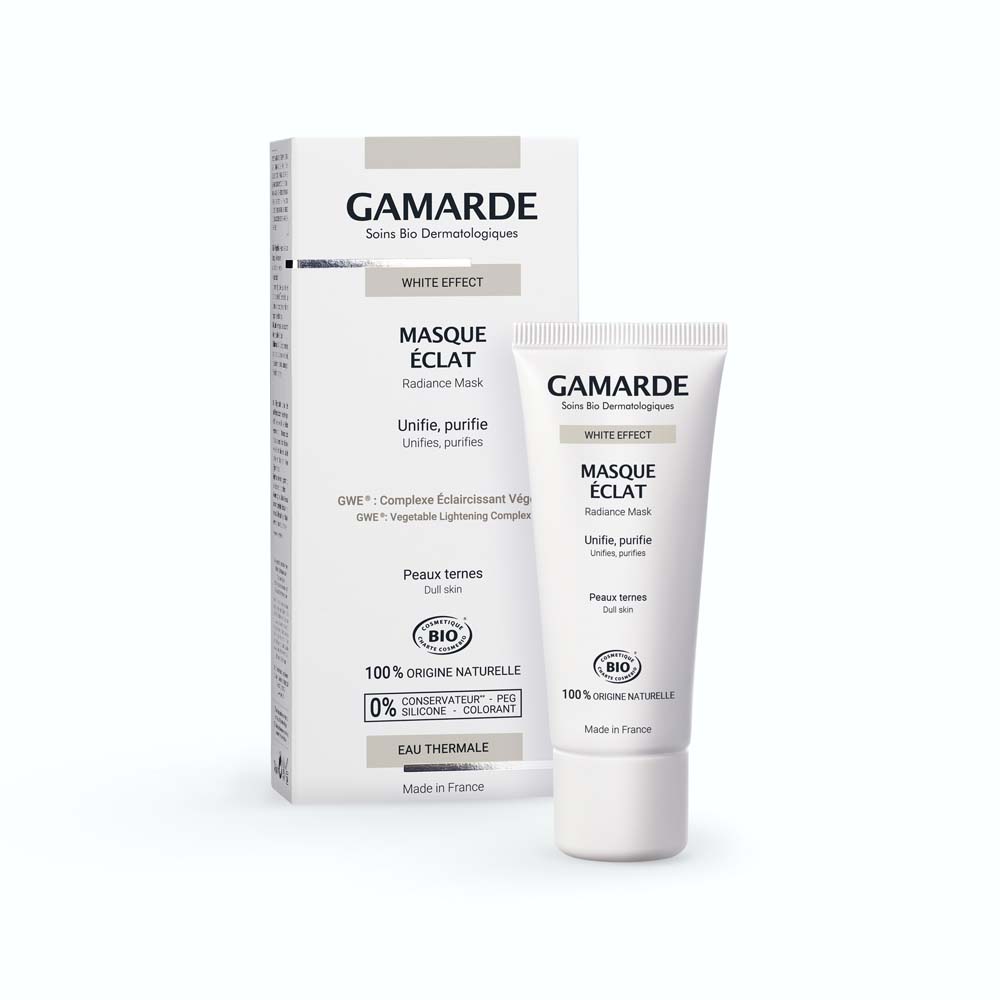 Gamarde Mascarilla Bio Resplandor Efecto Blanco para pieles apagadas 40 ml