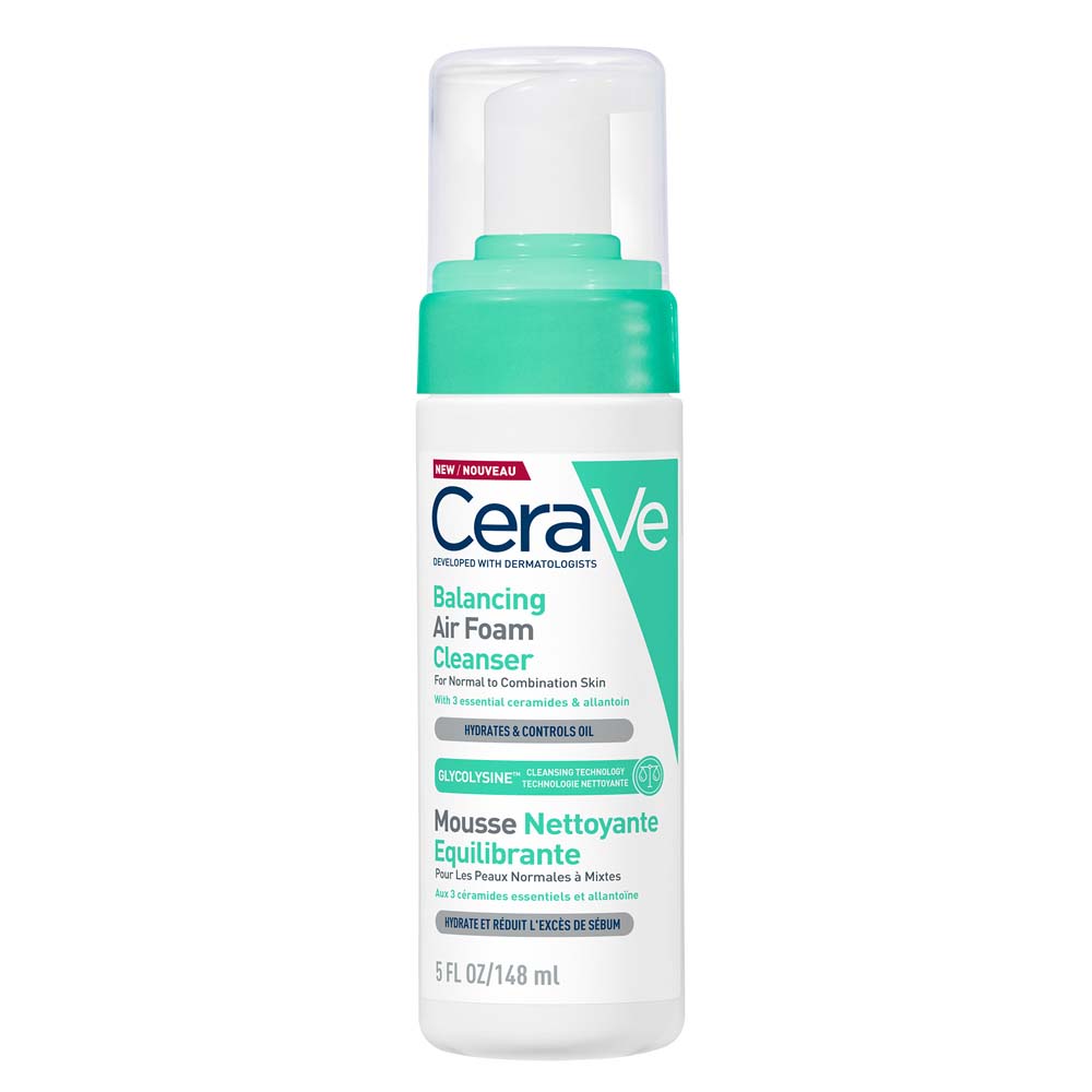 Cerave Cleanse Rostro Mousse Nettoyante Equilibrante Peaux Normales à Mixtes 148ml